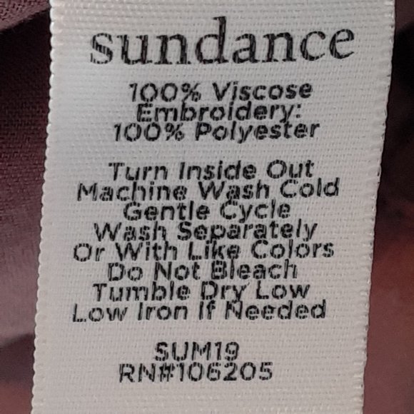 Sundance Tone It Up Embroidered Drawstring Pant Taupe Size S - Picture 12 of 13